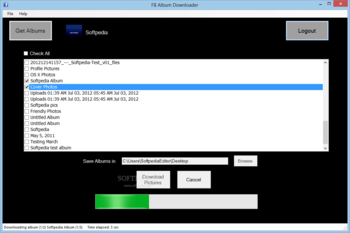 FB Album Downloader screenshot