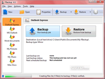 FBackup screenshot 3