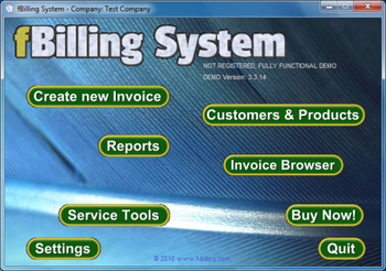 fBilling System screenshot