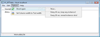 FC_RTTable screenshot