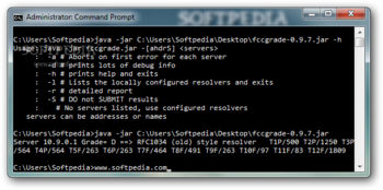 FCC DNS Grade screenshot