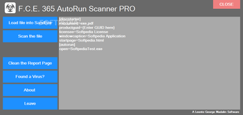 F.C.E. 365 Autorun Scanner PRO screenshot
