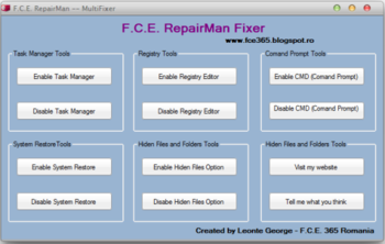 F.C.E. RepairMan -- MultiFixer screenshot