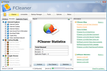 FCleaner screenshot 2