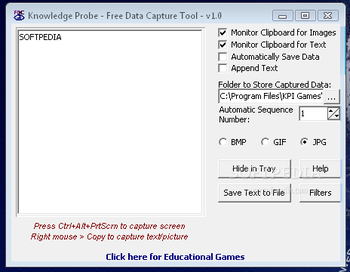 FDC - Free Data Capture Tool screenshot