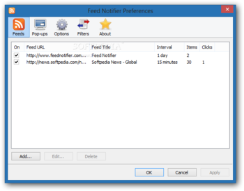 Feed Notifier Portable screenshot 4