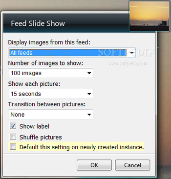 Feed Slide Show Gadget screenshot 2