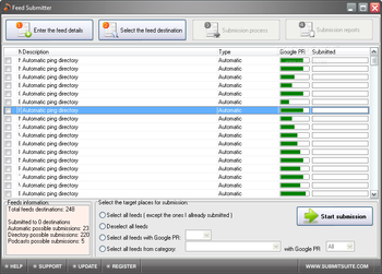 Feed Submitter screenshot 2