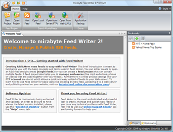 Feed Writer Deskop RSS Editor screenshot