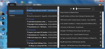 Feedbook screenshot