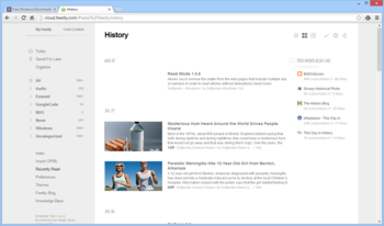 Feedly for Chrome screenshot