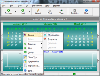 Femta: Ovulation Calendar screenshot 2