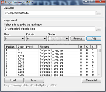 Fergo RawImage Maker screenshot