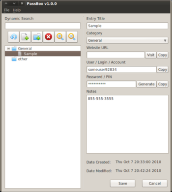 Fero's Stash Box PassBox screenshot