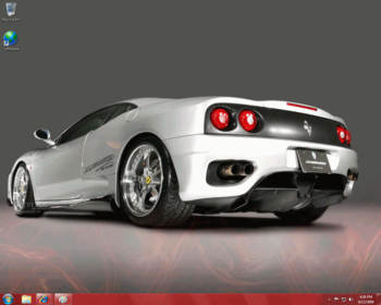 Ferrari Windows 7 Desktop Theme screenshot 3