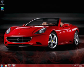 Ferrari Windows 7 Desktop Theme screenshot 4