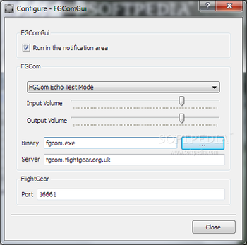 FGComGui screenshot 2