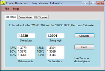 Fibonacci Calculator screenshot