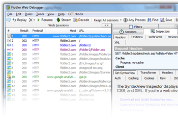 Fiddler screenshot 2