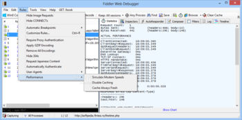 Fiddler Web Debugger screenshot 2