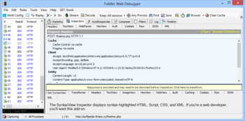 Fiddler Web Debugger screenshot 5