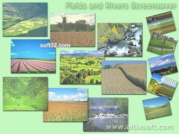 Fields and Rivers Screensaver screenshot 2