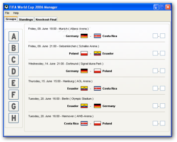 FIFA World Cup 2006 Manager screenshot