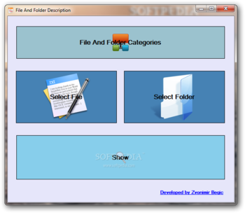 File And Folder Description screenshot
