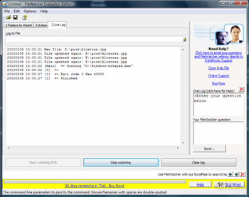 File and Folder Watcher screenshot 2