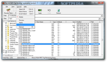 File And MP3 Tag Renamer screenshot 10