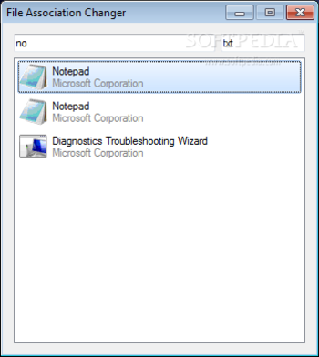 File Association Changer screenshot