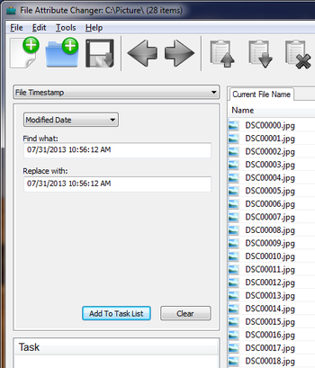 File Attribute Changer screenshot 3