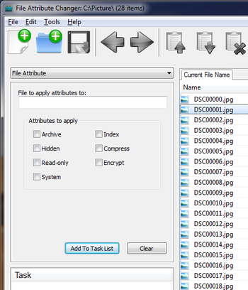 File Attribute Changer screenshot 4
