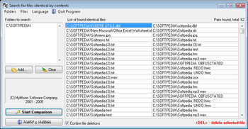 File Comparator screenshot