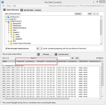 File Date Corrector screenshot
