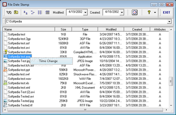 File Date Stamp screenshot
