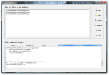 File Delete Absolutely screenshot