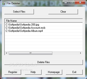 File Deleter screenshot