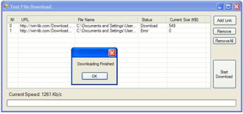 File Downloader ActiveX screenshot