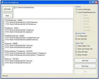 File Duplicate ActiveX screenshot