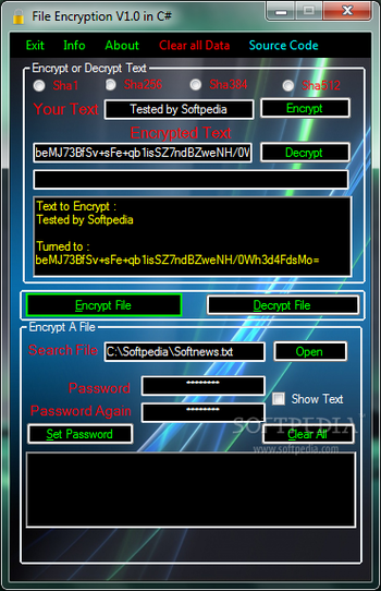 File Encryption screenshot