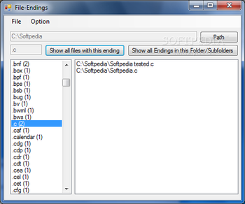 File-Endings screenshot