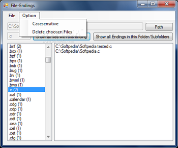 File-Endings screenshot 2