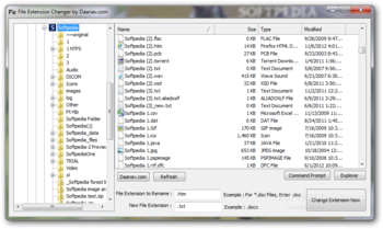 File Extension Changer screenshot