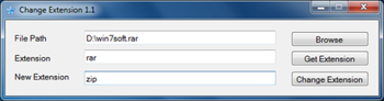 File Extension Changer screenshot
