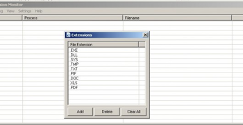 File Extension Monitor Portable screenshot