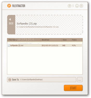 File Extractor screenshot