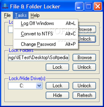 File & Folder Locker screenshot 2