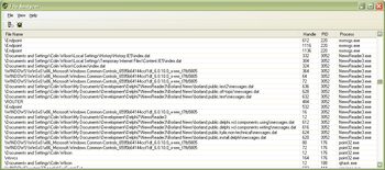 File Handle Analyzer screenshot 2