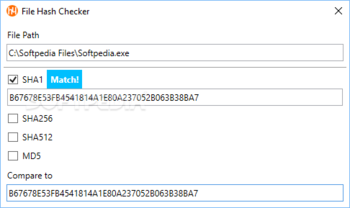 File Hash Checker screenshot